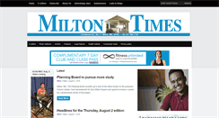 Desktop Screenshot of miltontimes.com