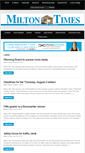 Mobile Screenshot of miltontimes.com